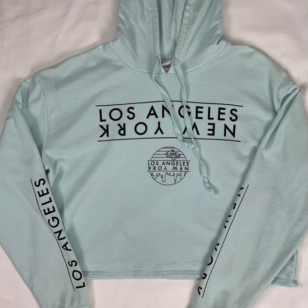 MIGHTY FINE Juniors Cropped Hoodie